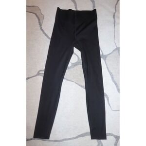 Savage x Fenty Sport Women's Leggings Black with Pink Embroidery Size 8/10